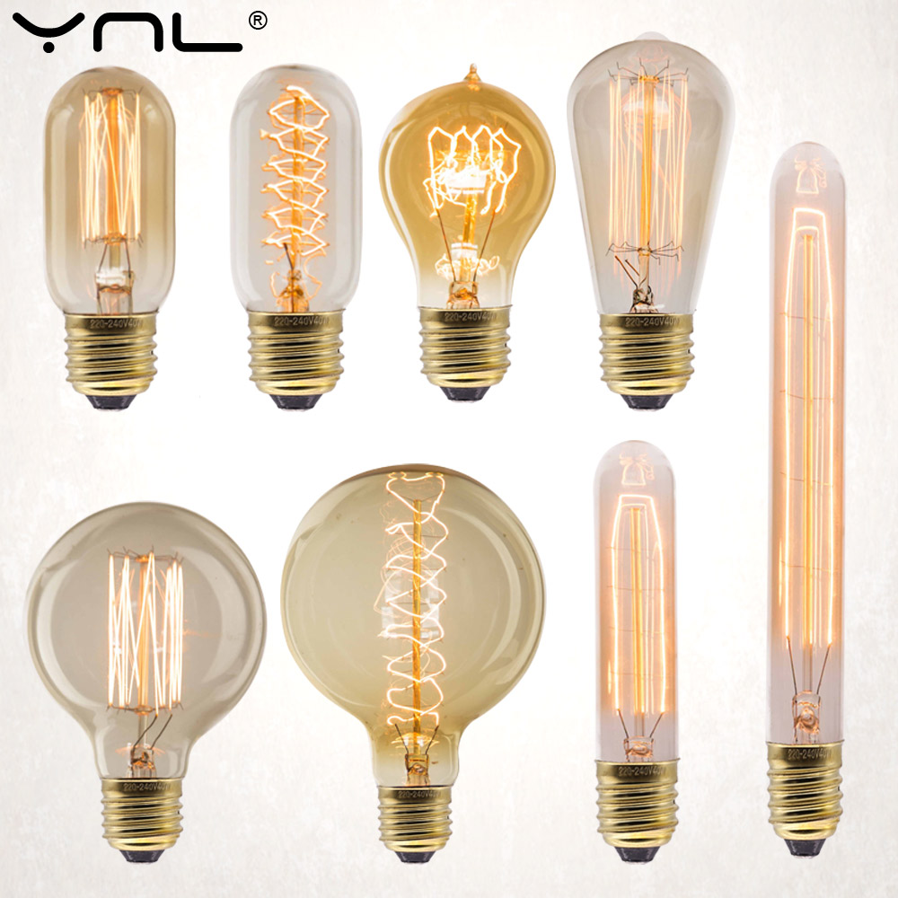 Lighting Decor Living Room - E27 Retro Edison Bulb 220V 40W