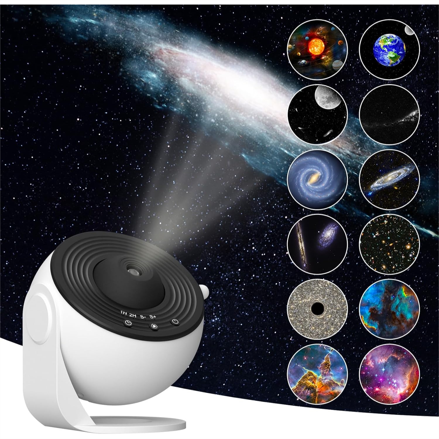 Lighting Home Decor Products - Galaxy Projector with 360° Rotation, Nebula