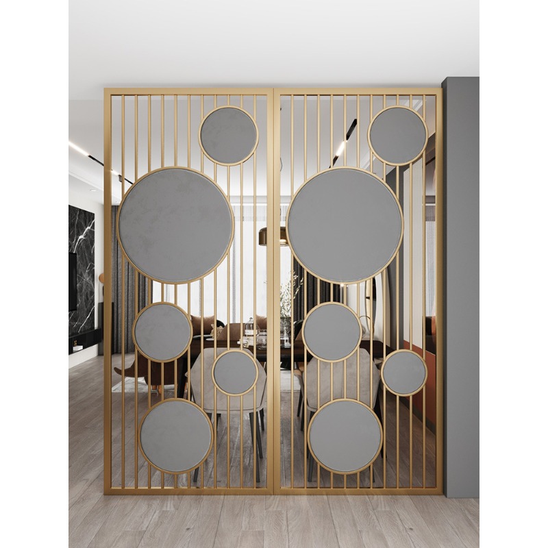 Lighting Decor Company - Nordic light luxury metal floor-to-ceiling screen