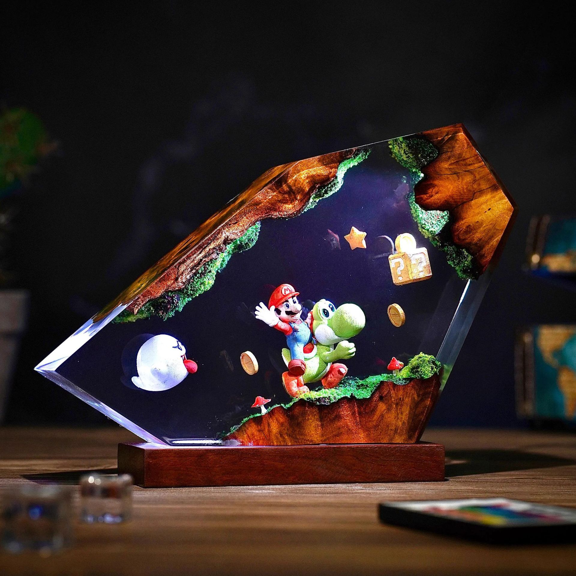 Decor Lighting Table Lamps - Table Resin Lamp Cartoon Anime Figure