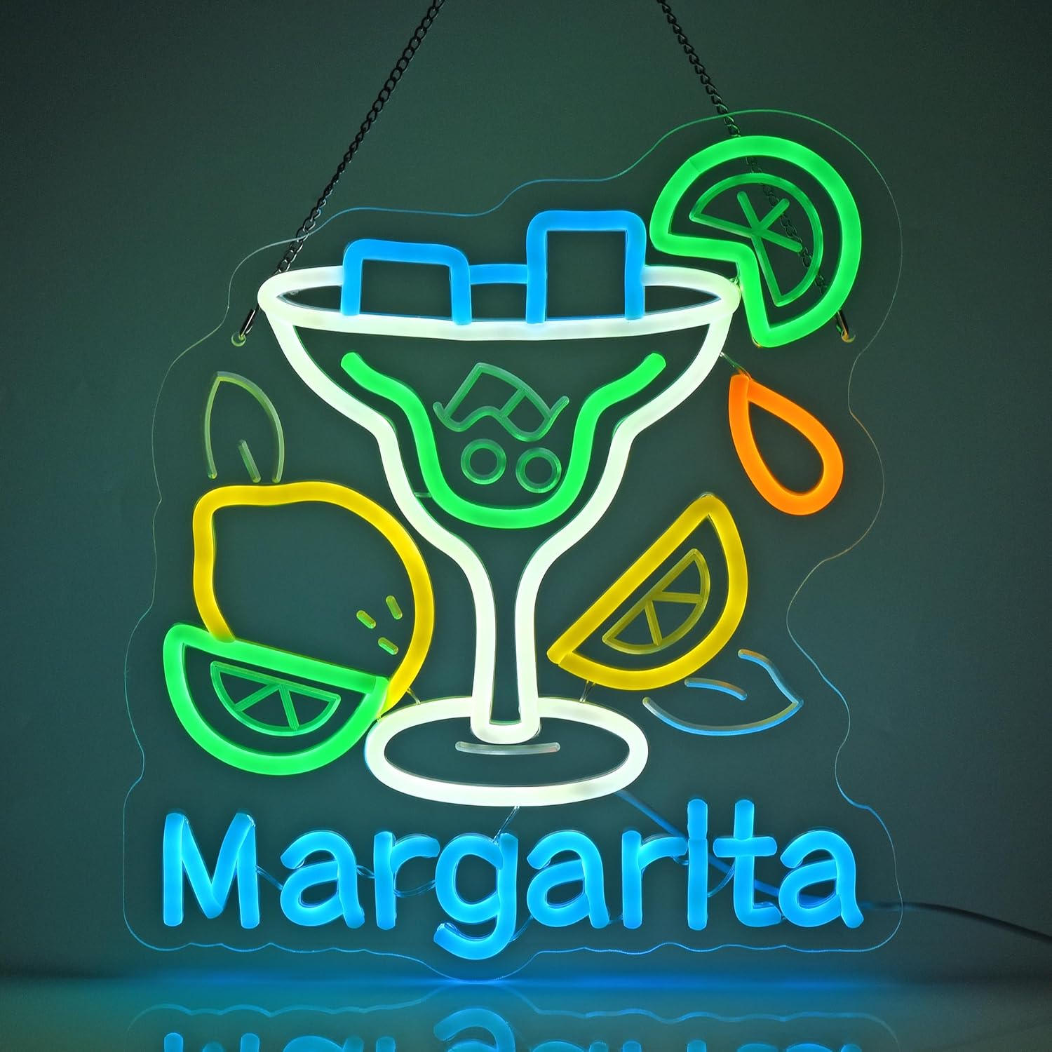 Lighting Decor For Home - Margarita Neon Sign Wall Art Decoration