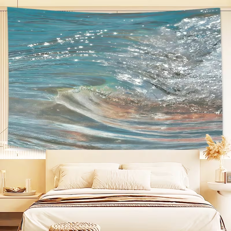 Lighting Home Decor Products - VIKAMA Oil Painting Style Waves and