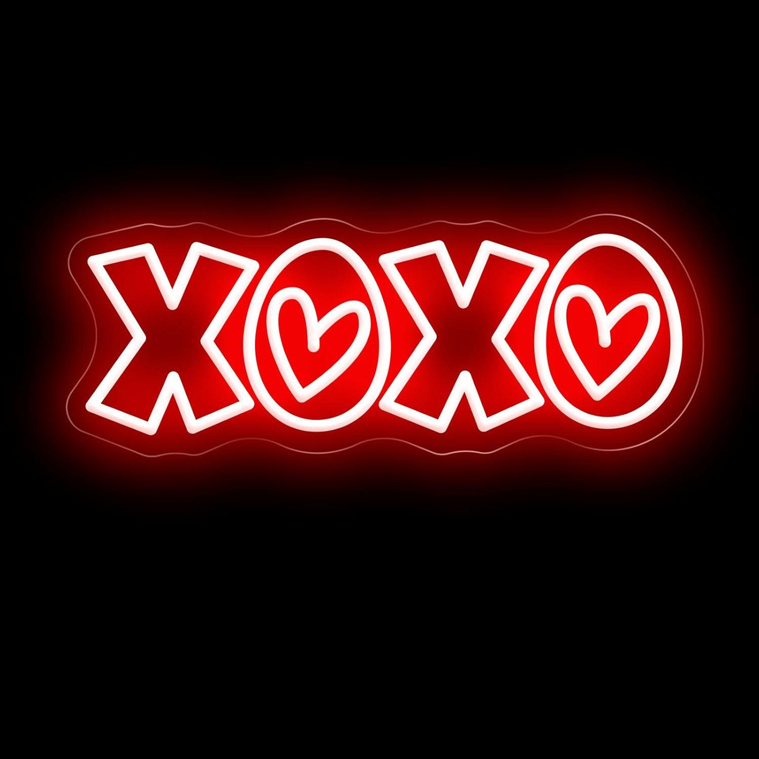 Lighting Decor For Home - XOXO Neon Sign USB Dimmable LED