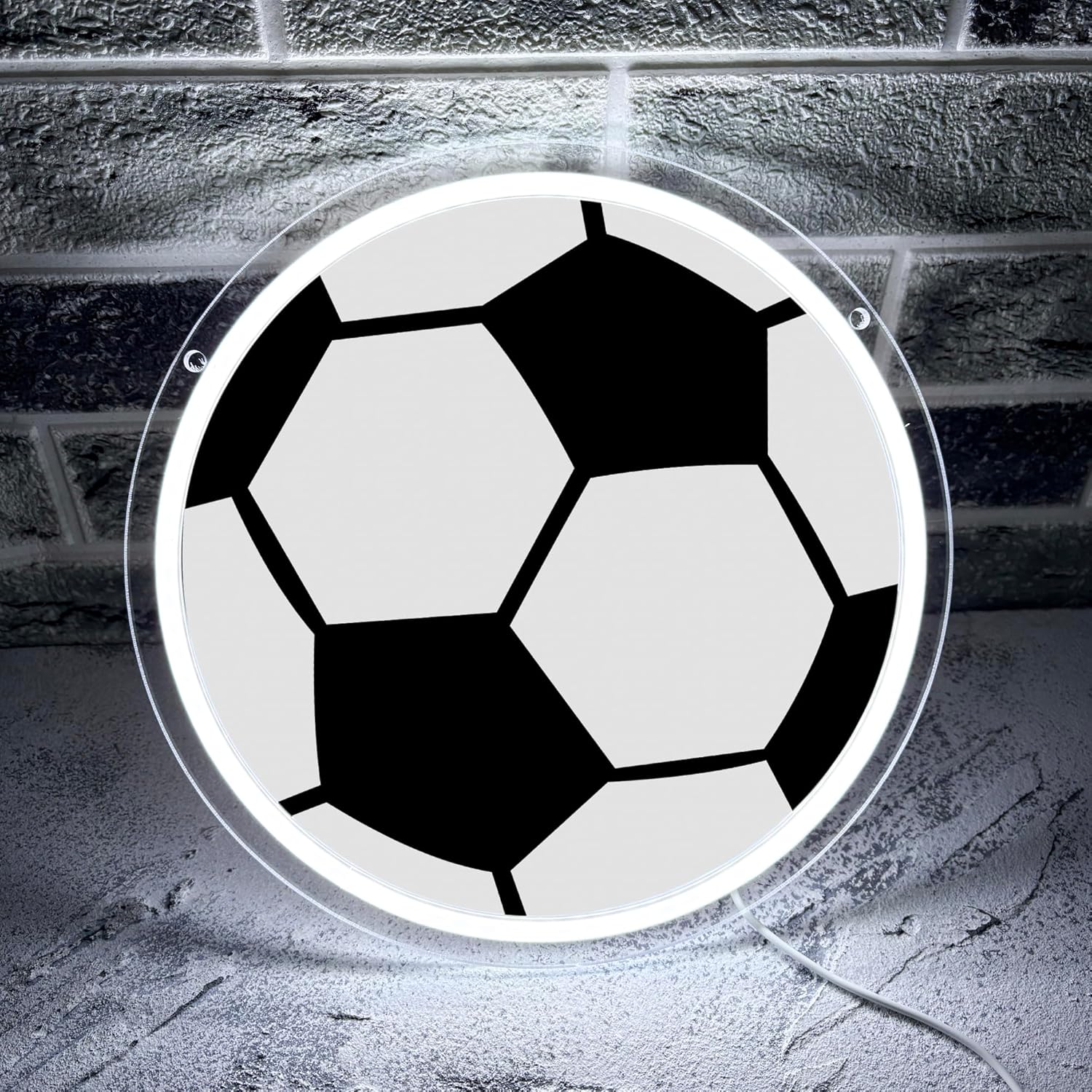 Decor Lighting Fans - 2026 Football Trophy Neon Sign Soccer