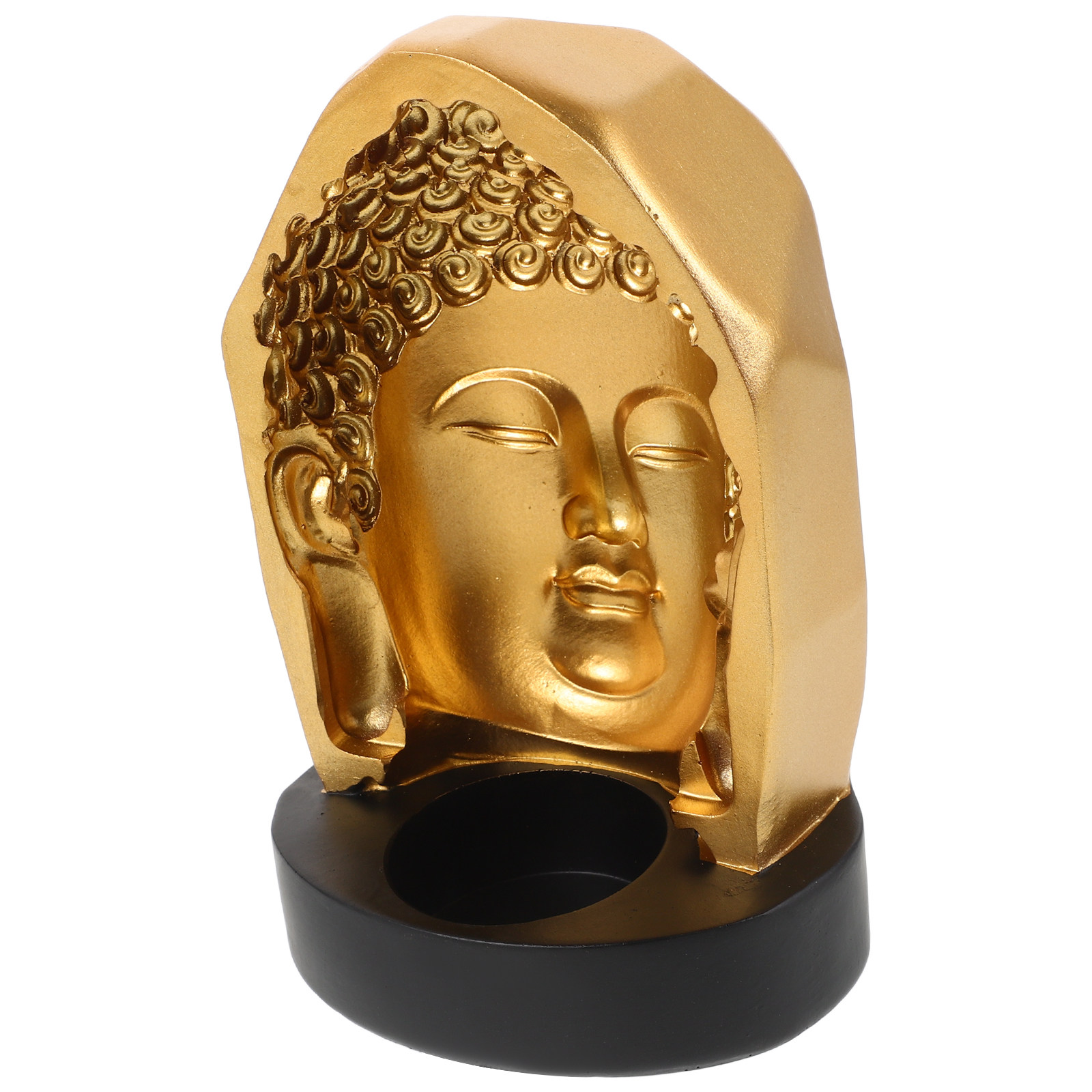Tea Light Holder Resin Buddha  - огляд і ціна Lighting Decor Living Room