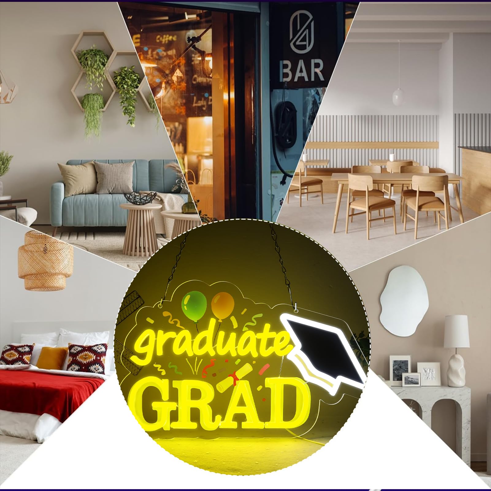 Congrats LED Neon Sign Dimmabl - огляд і ціна Lighting Room Decor Photo