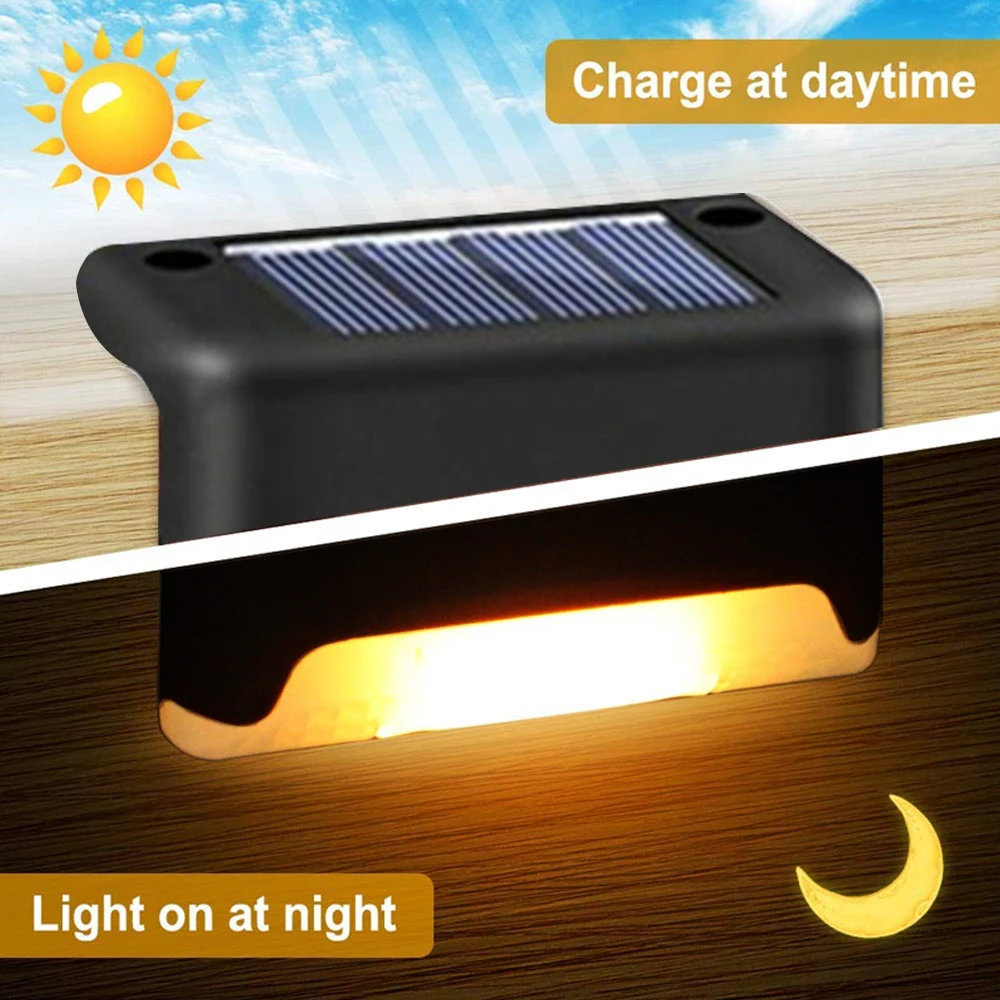 Outdoor Solar Step Lights Warm - огляд і ціна Lighting Decoration Ideas