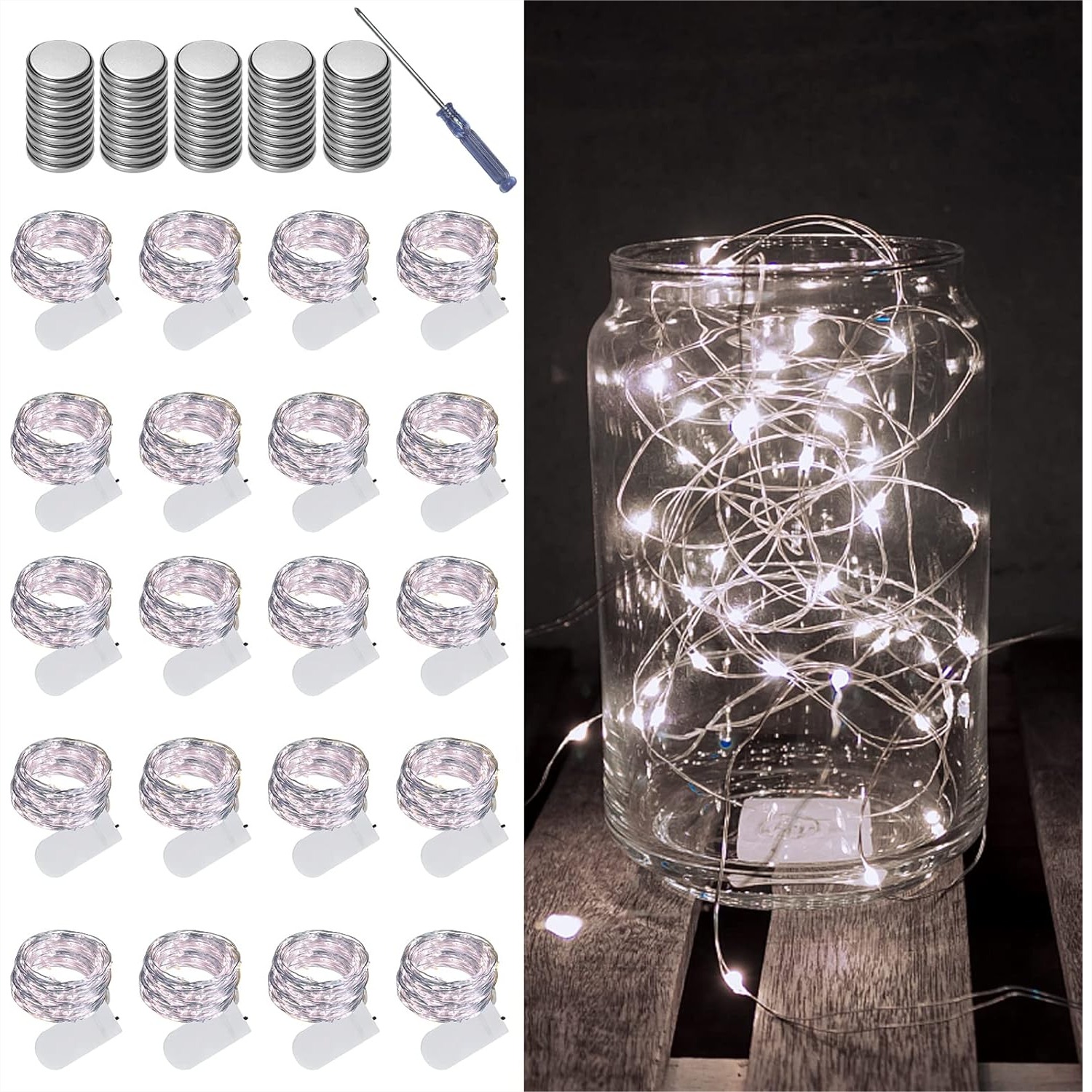 20 Pack Fairy Lights Battery O - огляд і ціна Lighting Decor Wedding