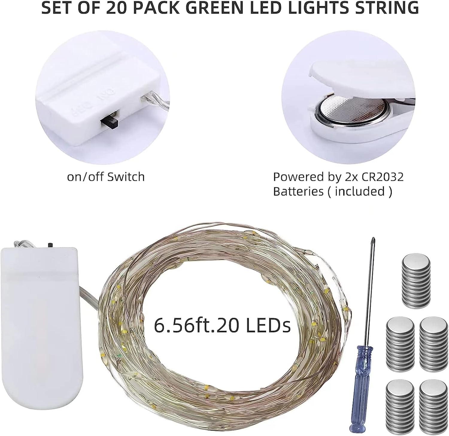 20 Pack Fairy Lights Battery O - огляд і ціна Lighting Decor Wedding