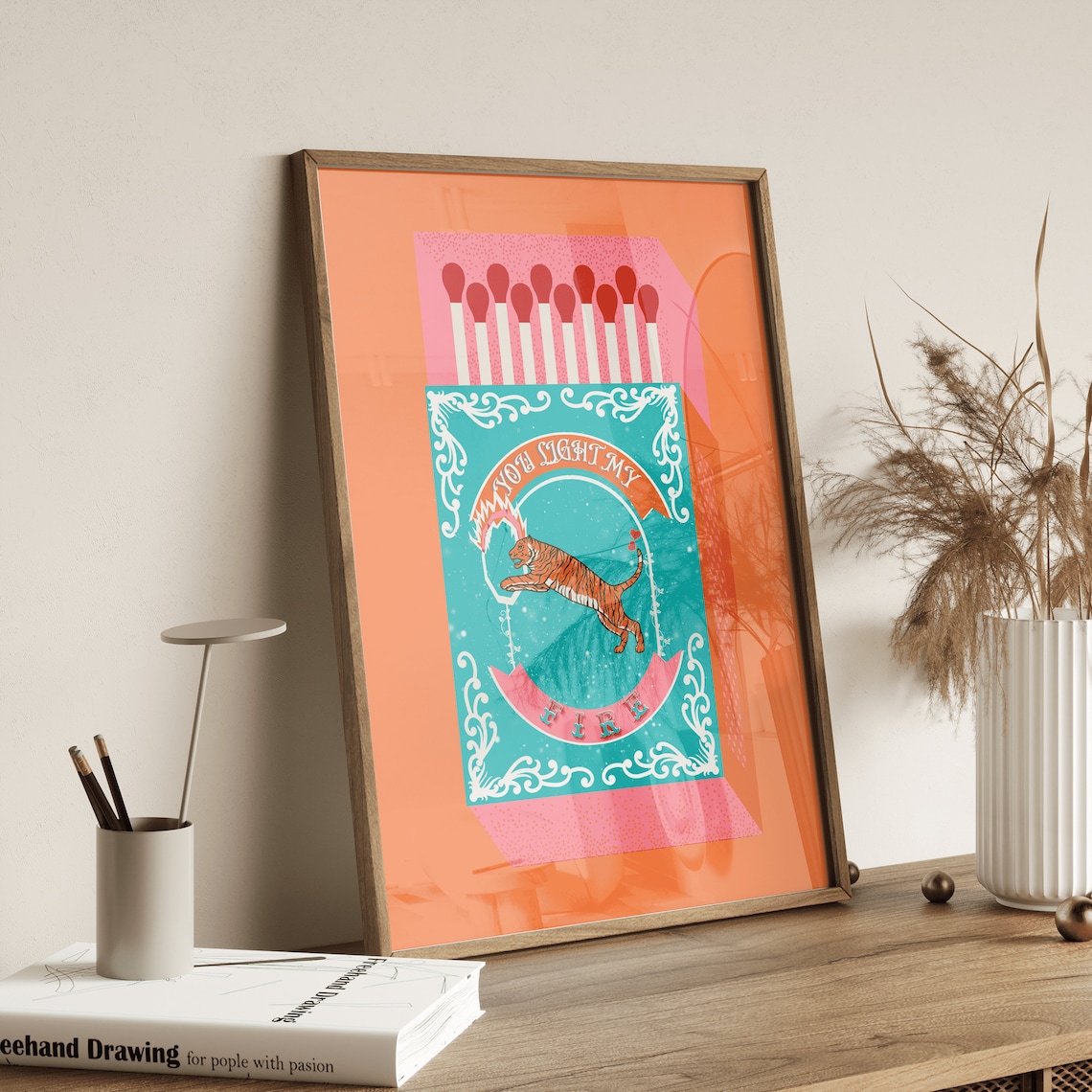 You Light My Fire Orange Match - огляд і ціна Lighting Decor Living Room