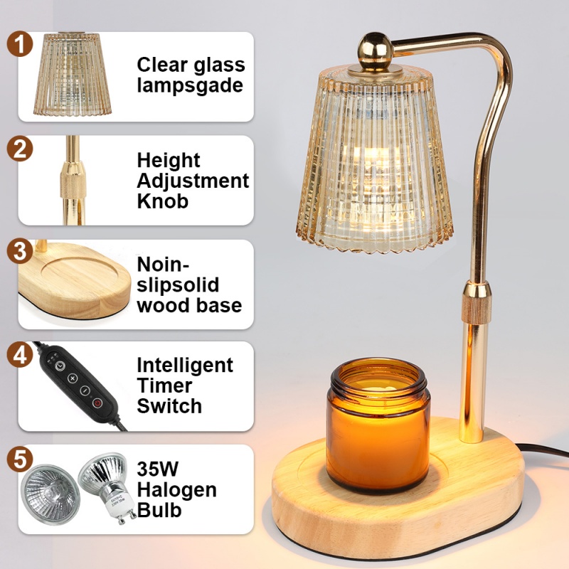 35W Candle Warmer Lamp with Ti - огляд і ціна Lighting Decor Living Room