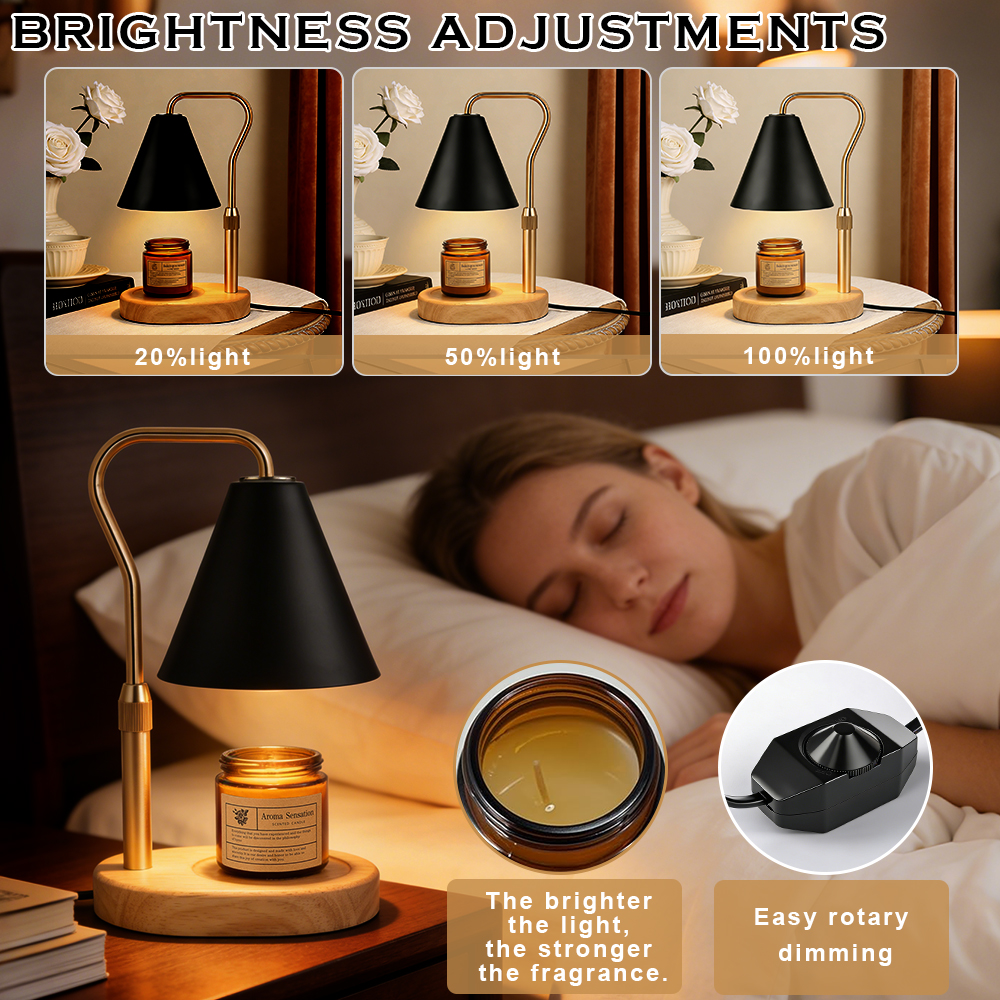 Black Candle Warmer Lamp Kitch - огляд і ціна Lighting Decor Living Room
