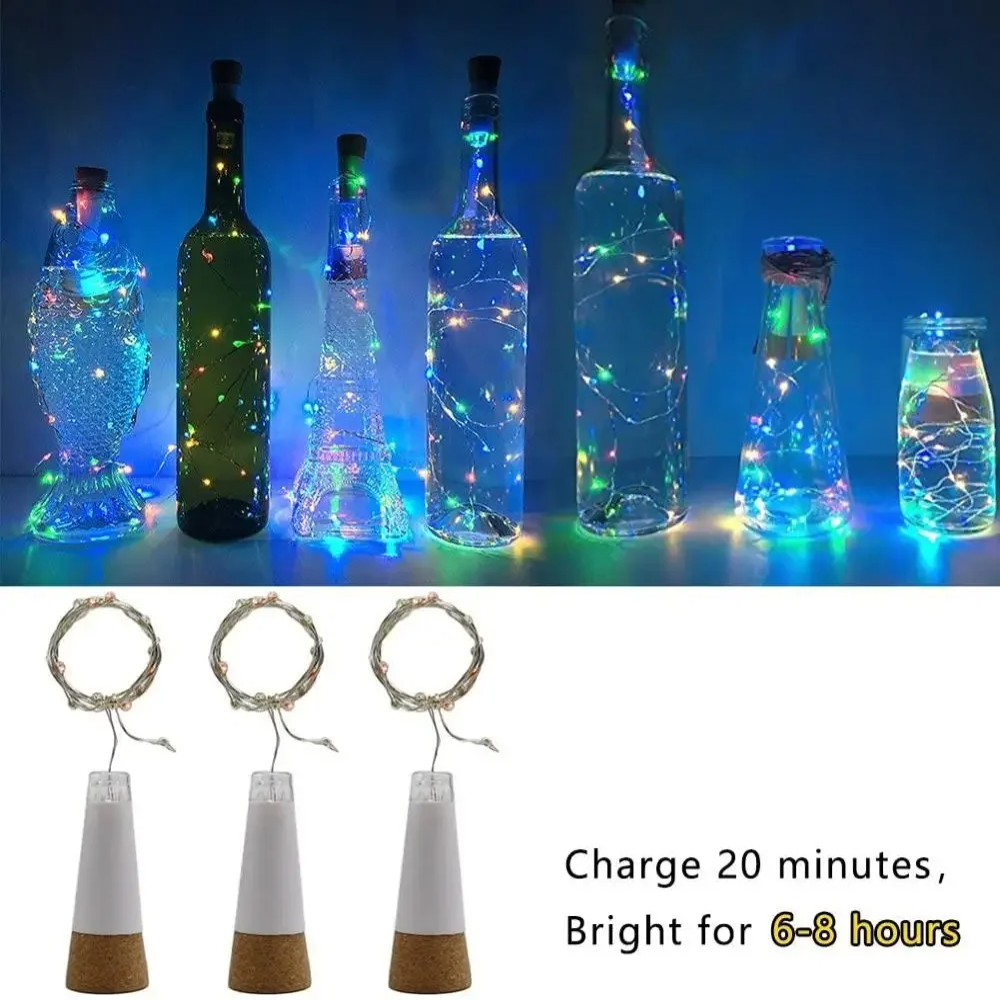 20 LEDs Cork Bottle Fairy Ligh - огляд і ціна Decor Lighting Cork