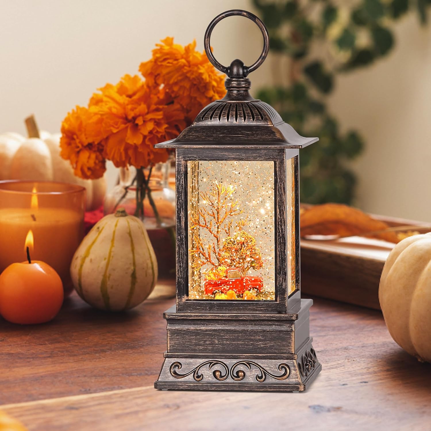 Fall Snow Globe Decorations, G - огляд і ціна Lighting Home Decor Products