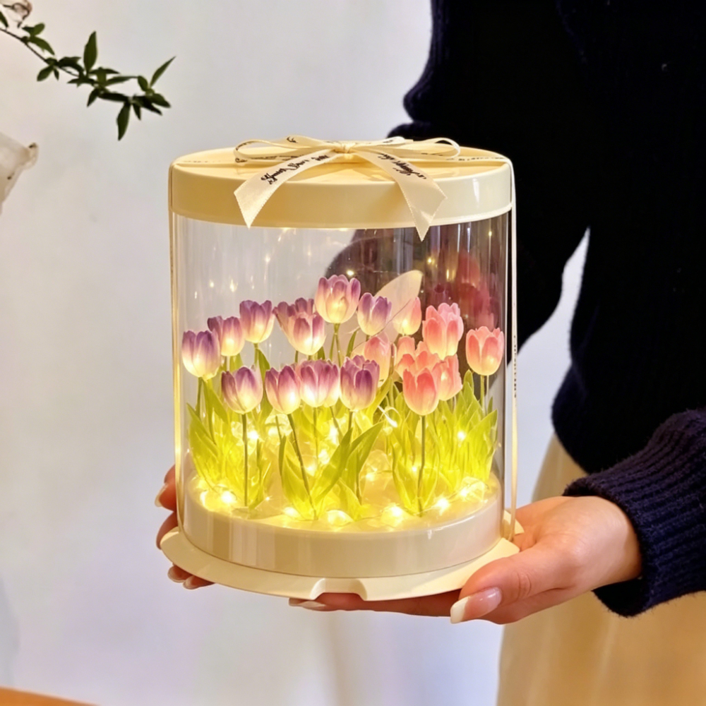 Tulip Lamp DIY Handmade Materi - огляд і ціна Decor Lighting Table Lamps