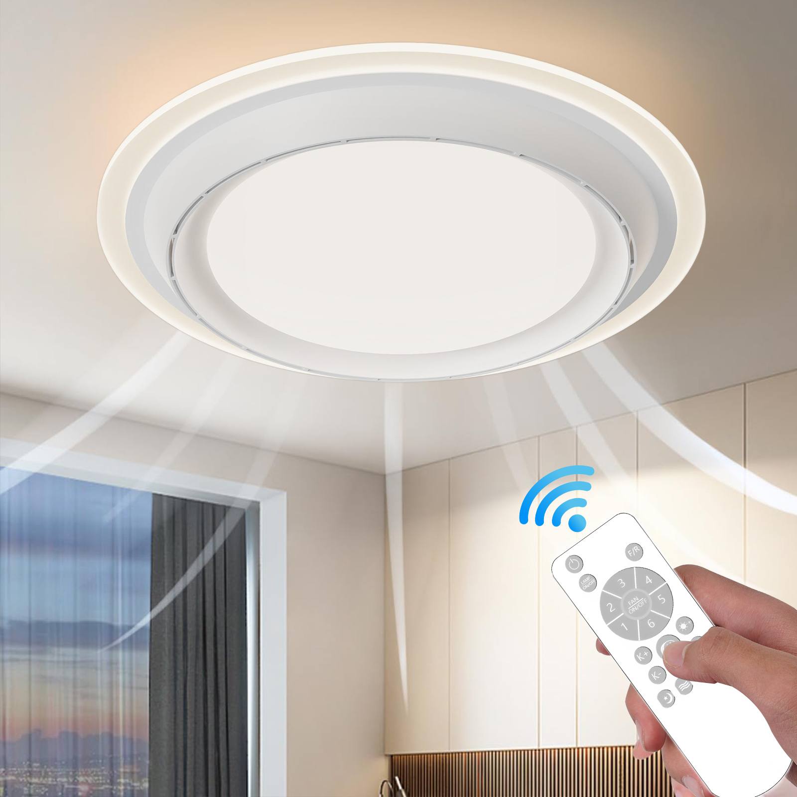 LED Ceiling Fan Lamp Home Ligh - огляд і ціна Decor Lighting Fans