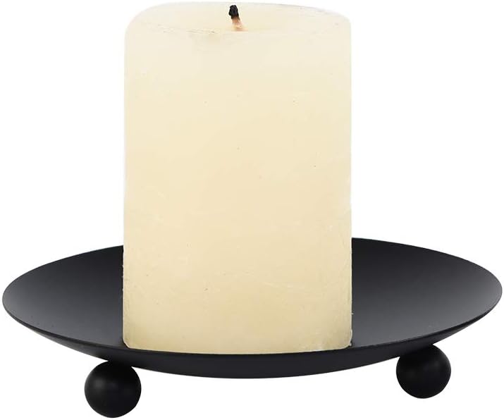Set of 2 Black Iron Candle Pla - огляд і ціна Lighting Home Decor Products