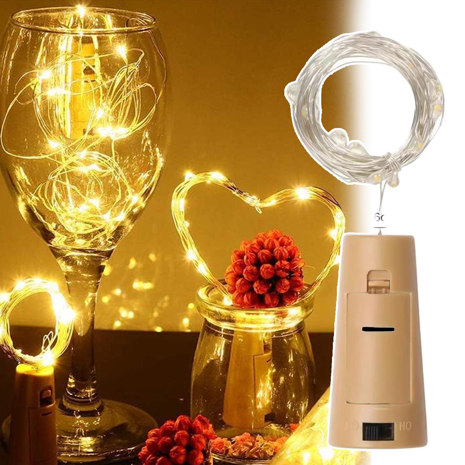 LED Bar Wine Bottle Cork Strin - огляд і ціна Decor Lighting Cork