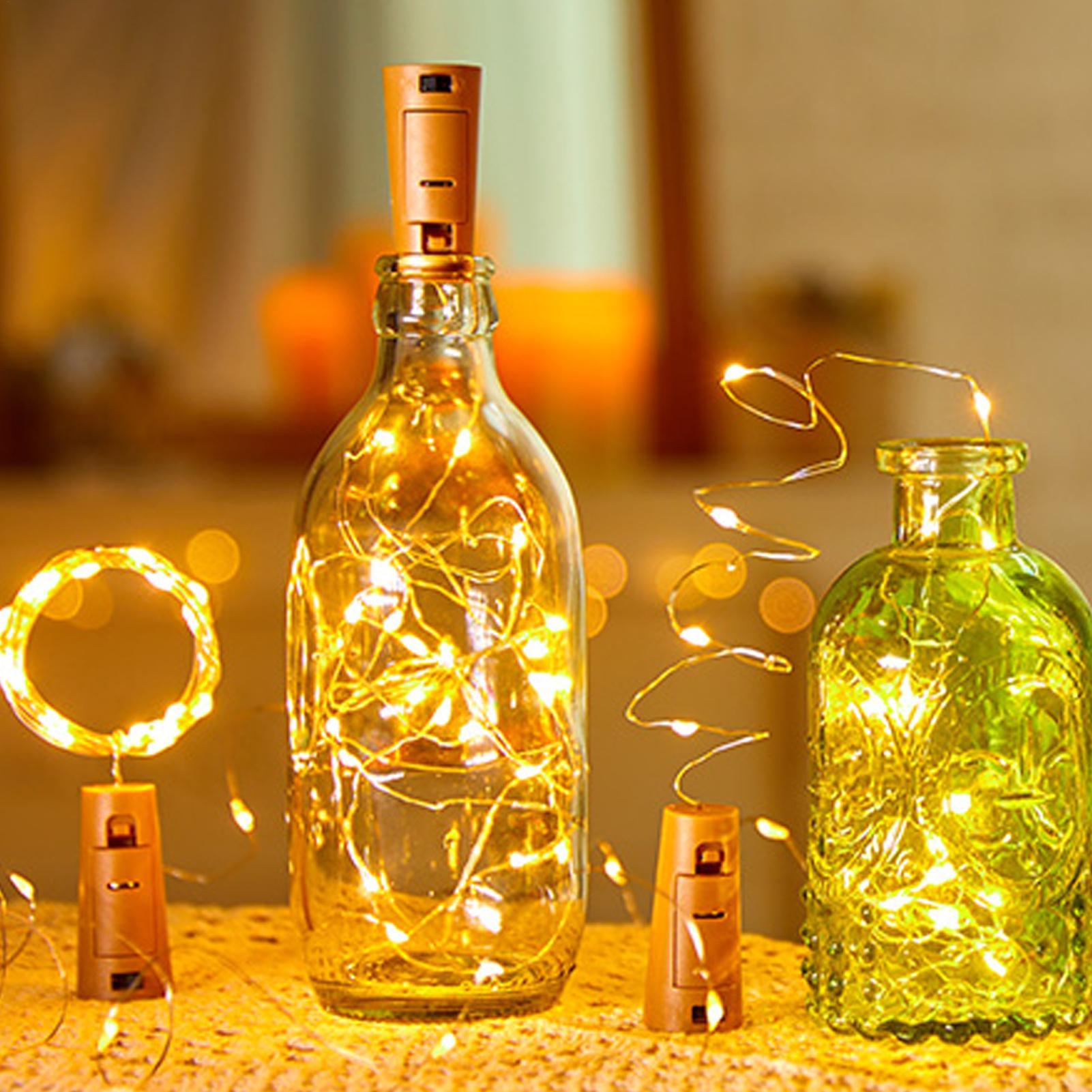 LED Bar Wine Bottle Cork Strin - огляд і ціна Decor Lighting Cork