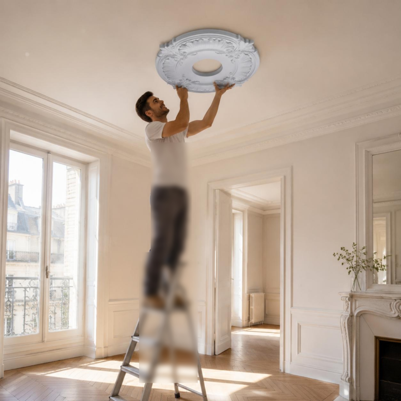 Round PU Ceiling Medallion Scr - огляд і ціна Lightings Decoration
