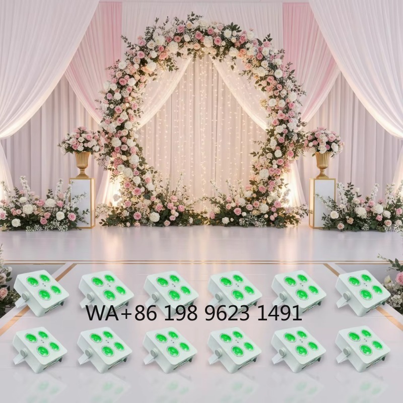 4X18W RGBWA+UV 6IN1 Mini Wirel - огляд і ціна Lighting Decor Wedding