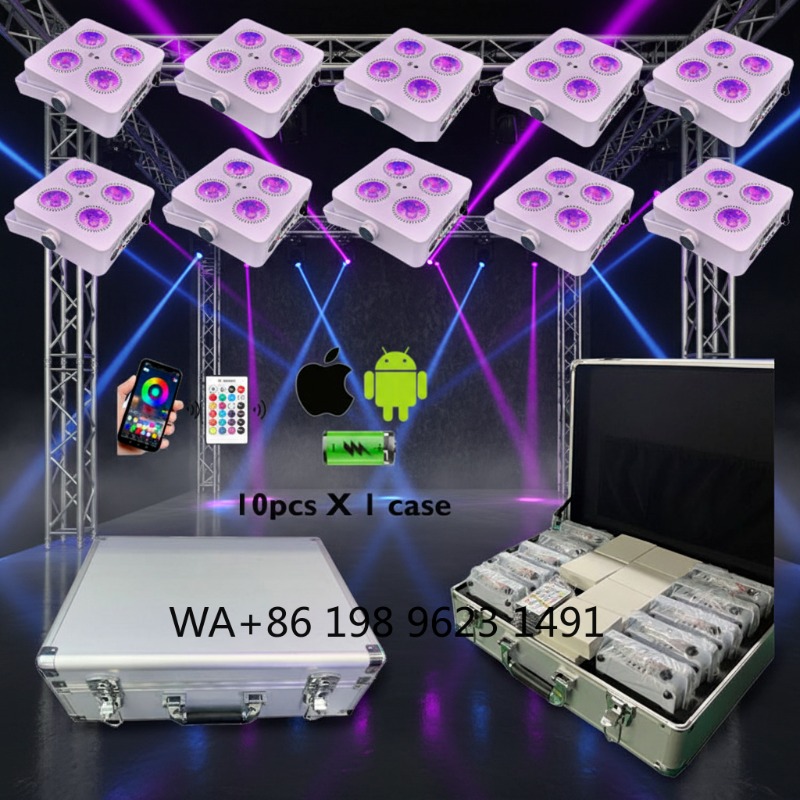 4X18W RGBWA+UV 6IN1 Mini Wirel - огляд і ціна Lighting Decor Wedding
