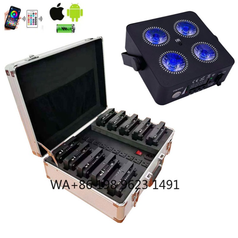 4X18W RGBWA+UV 6IN1 Mini Wirel - огляд і ціна Lighting Decor Wedding