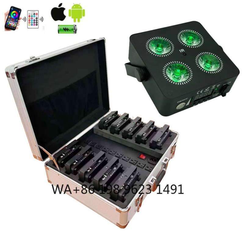 4X18W RGBWA+UV 6IN1 Mini Wirel - огляд і ціна Lighting Decor Wedding