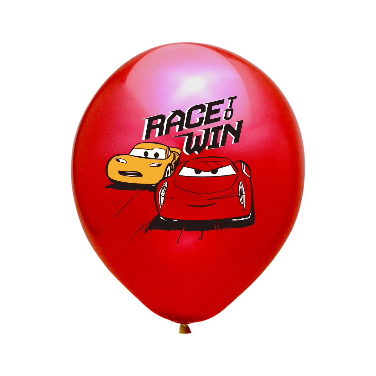 10pcs Cars 12 Inch Latex Ballo - огляд і ціна Lighting Mcqueen Birthday Decor