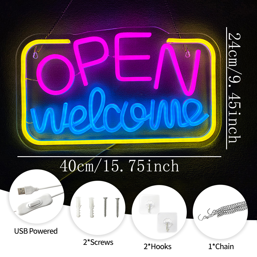 Open 24 Hours Neon Sign,LED Ne - огляд і ціна Decor Lighting Opening Hours
