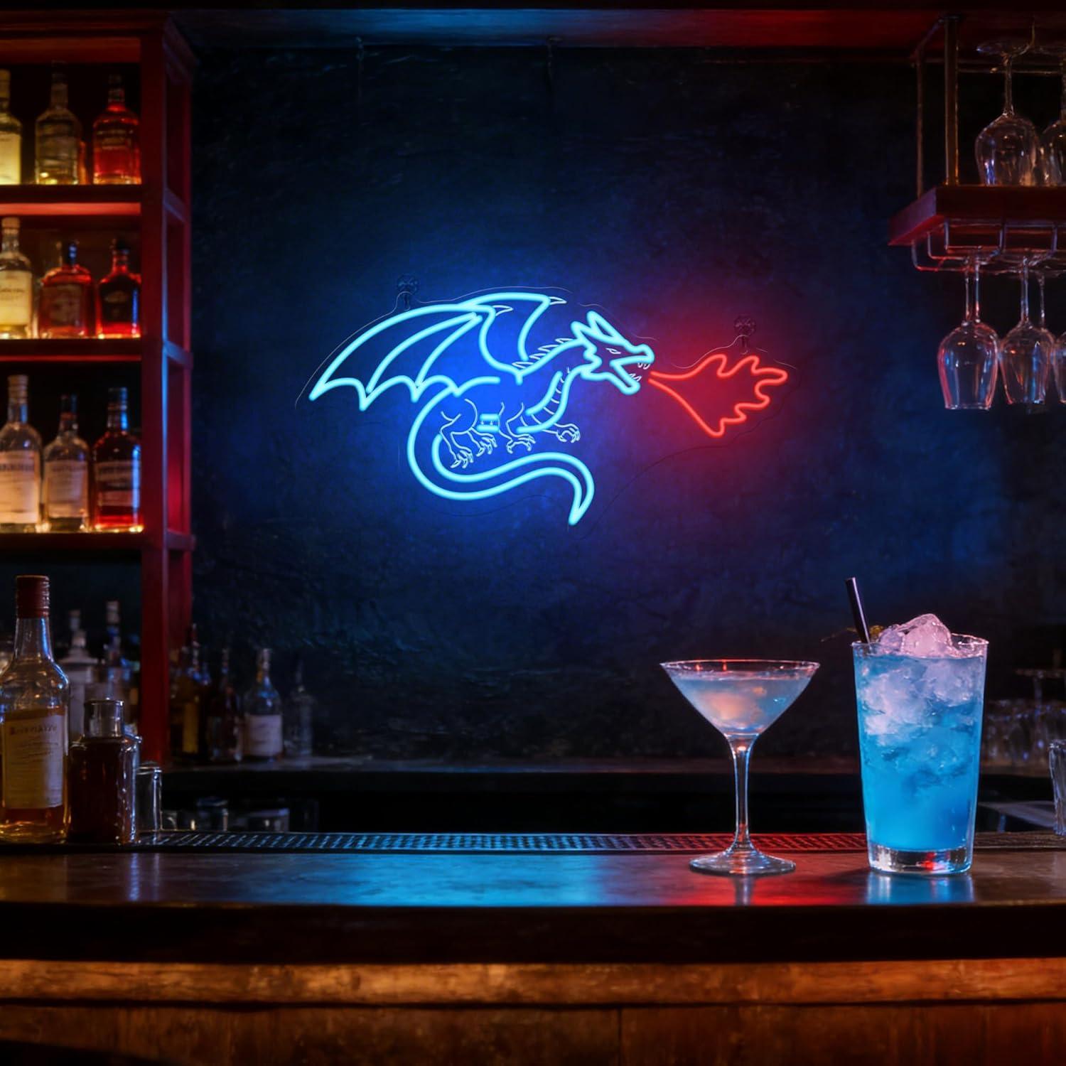 Dragon Neon Sign LED Dimmable  - огляд і ціна Lighting Decor For Home