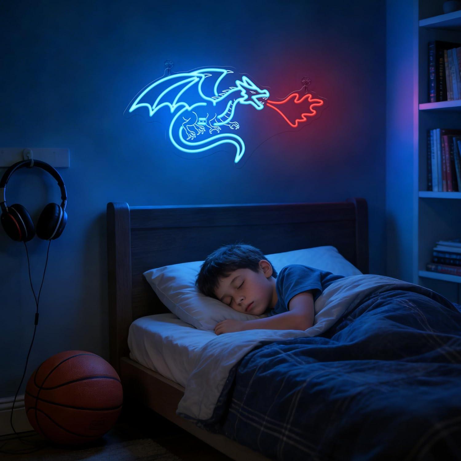 Dragon Neon Sign LED Dimmable  - огляд і ціна Lighting Decor For Home