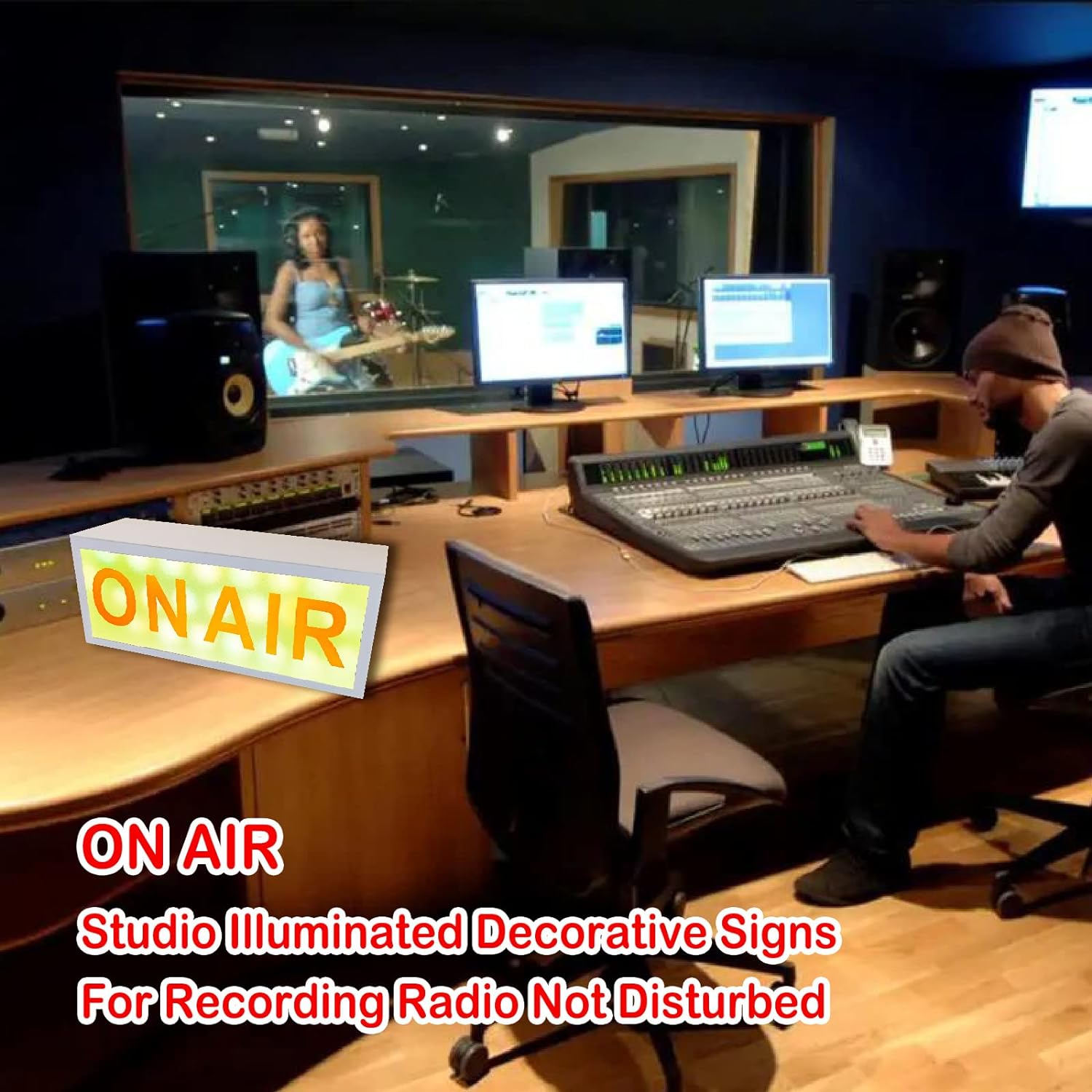 ON AIR SIGN LED LIGHT Recordin - огляд і ціна Lighting Decor Company