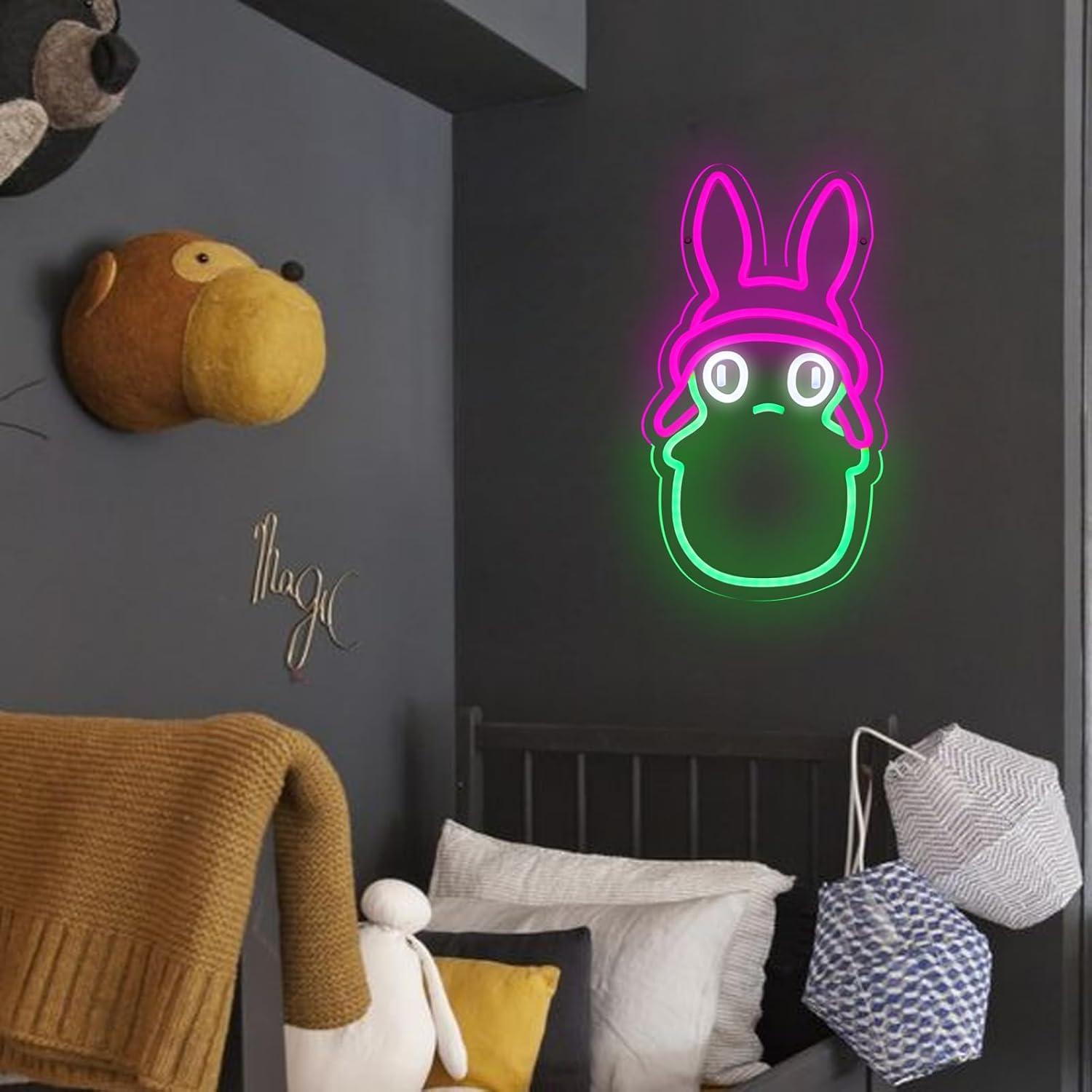 Anime Neon Signs Cute Monster  - огляд і ціна Decor Lighting Fans