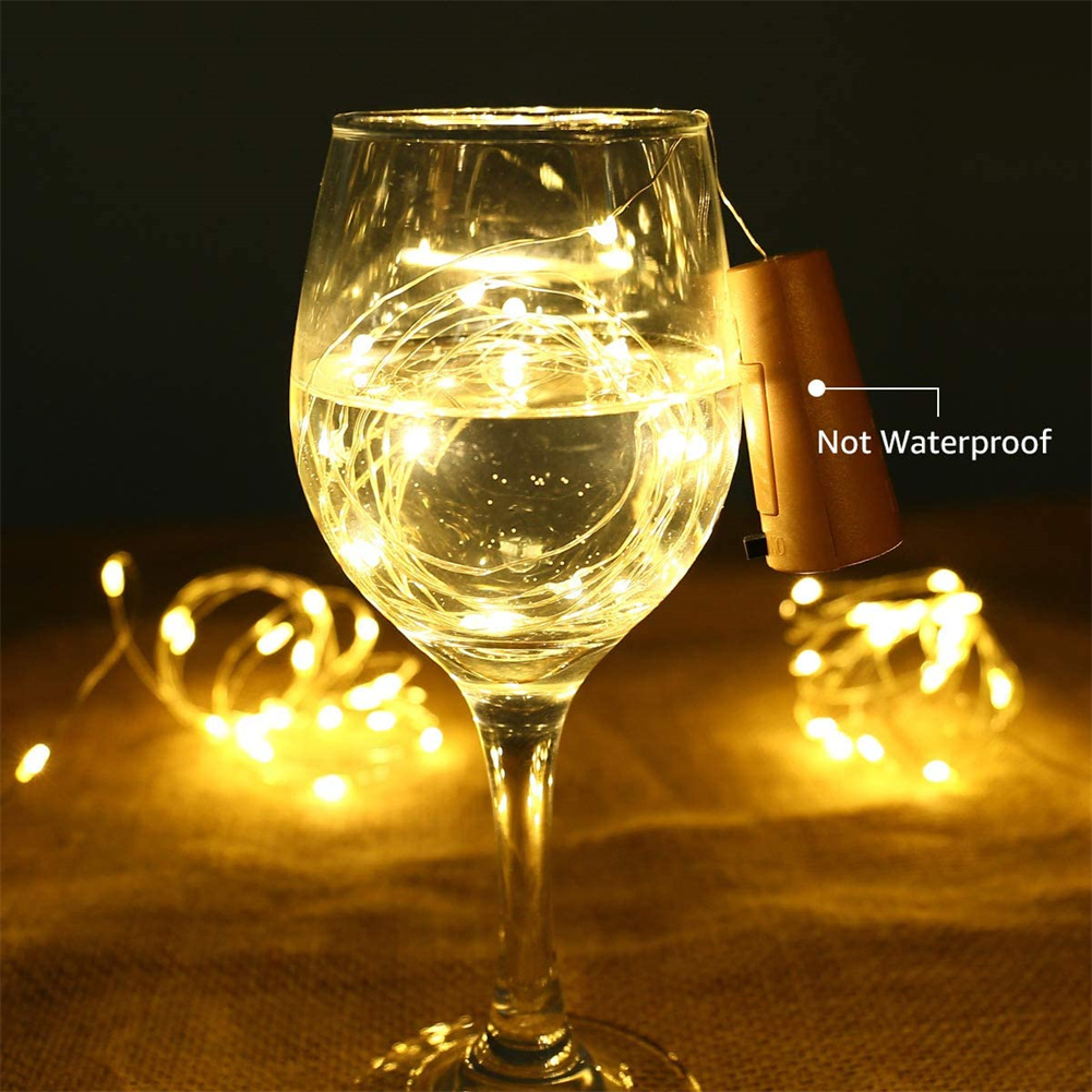 Solar Wine Bottle Lights 20 LE - огляд і ціна Decor Lighting Cork