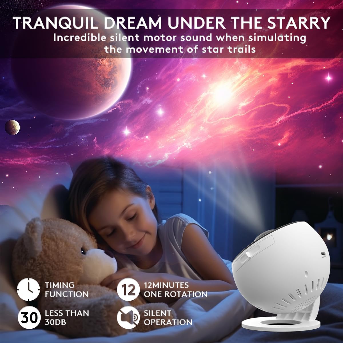 Galaxy Projector with 360° Rot - огляд і ціна Lighting Home Decor Products
