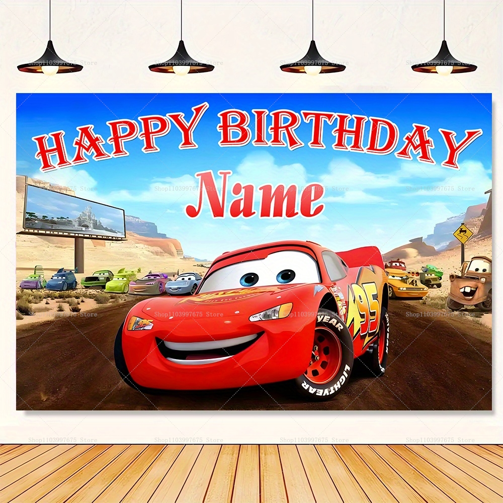 Customizable Disney Lightning  - огляд і ціна Lighting Mcqueen Birthday Decor
