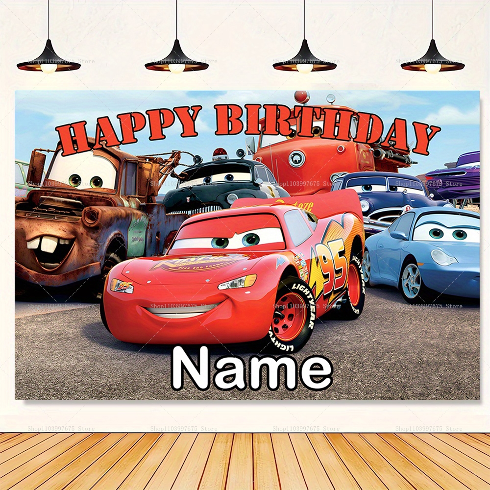 Customizable Disney Lightning  - огляд і ціна Lighting Mcqueen Birthday Decor