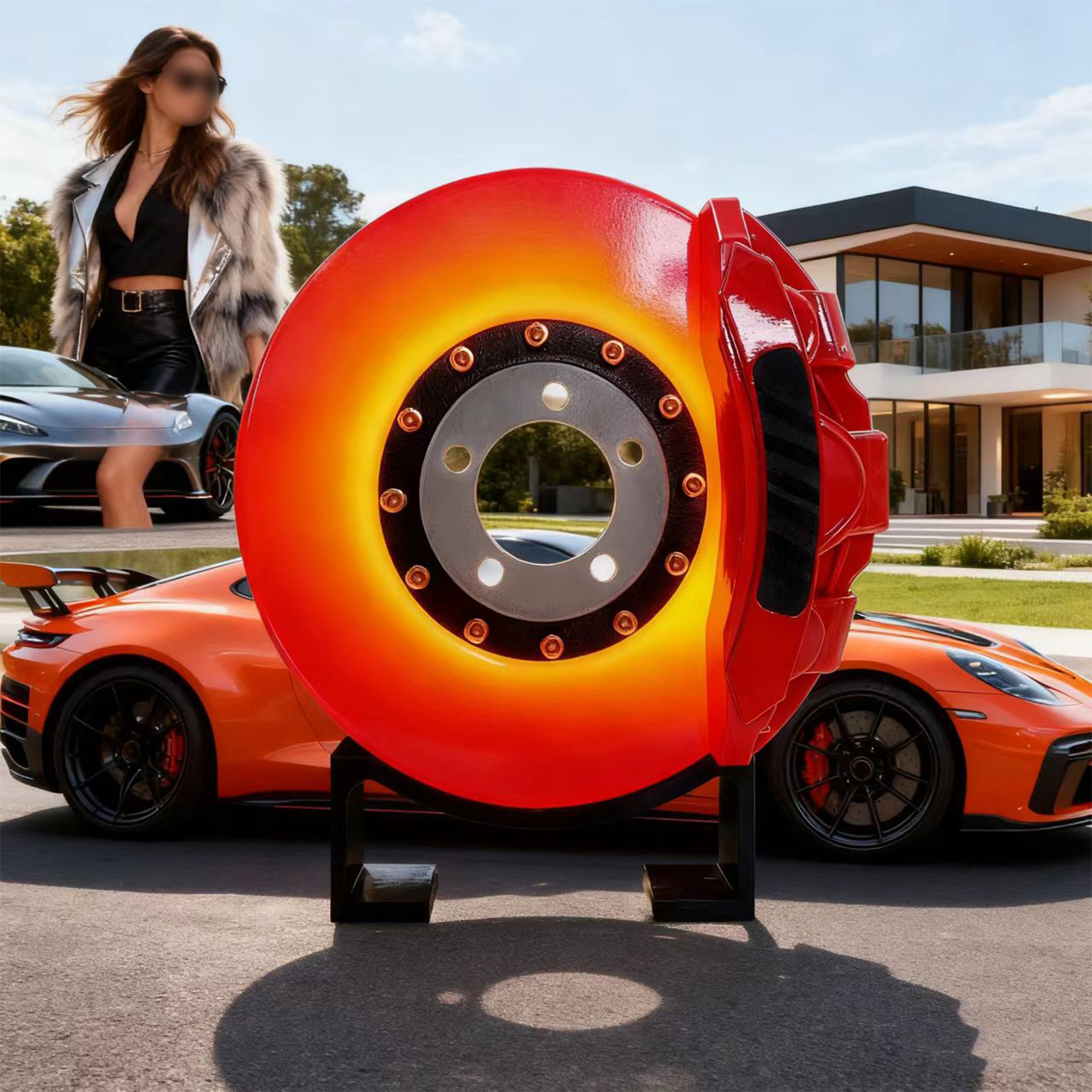 Brake Disc Neon Sign LED Garag - огляд і ціна Decor Lighting Fans