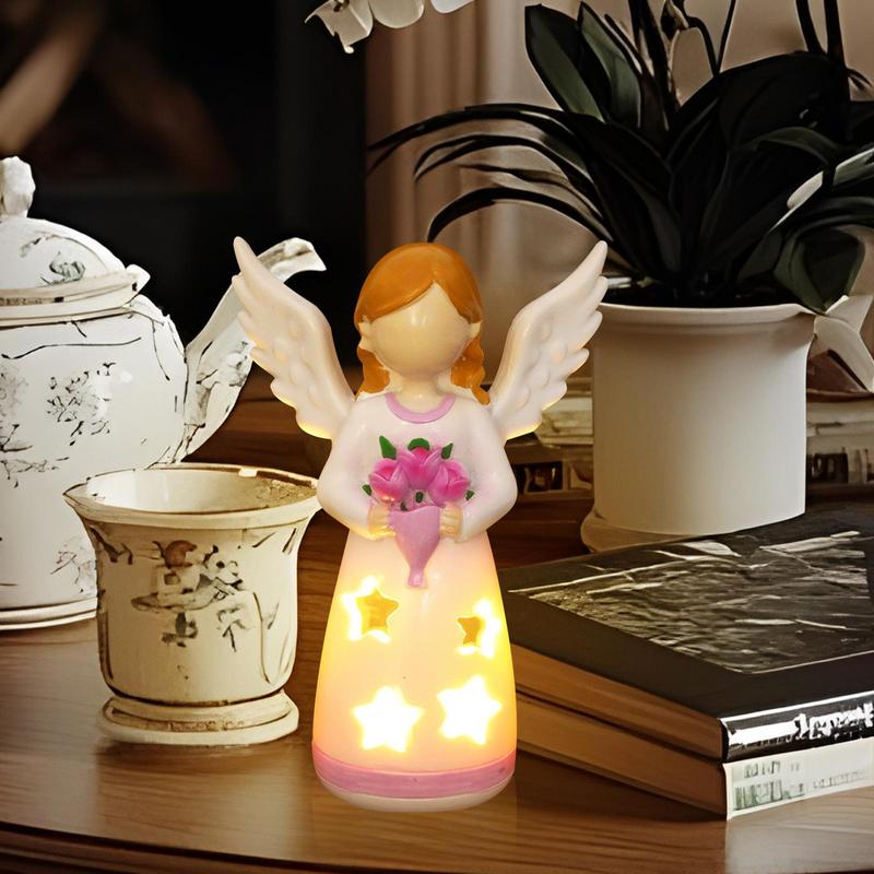 Candlestick Lamp Angel Statue  - огляд і ціна Lighting Decor Living Room