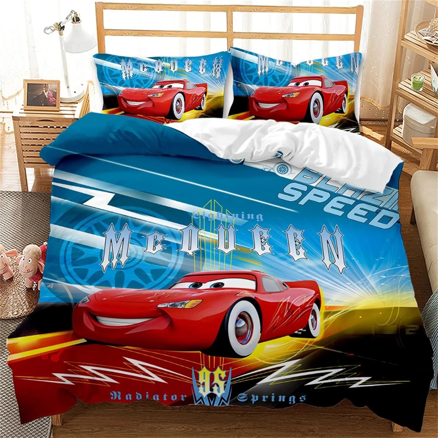 Lightning McQueen Car Duvet Co - огляд і ціна Lighting Mcqueen Birthday Decor