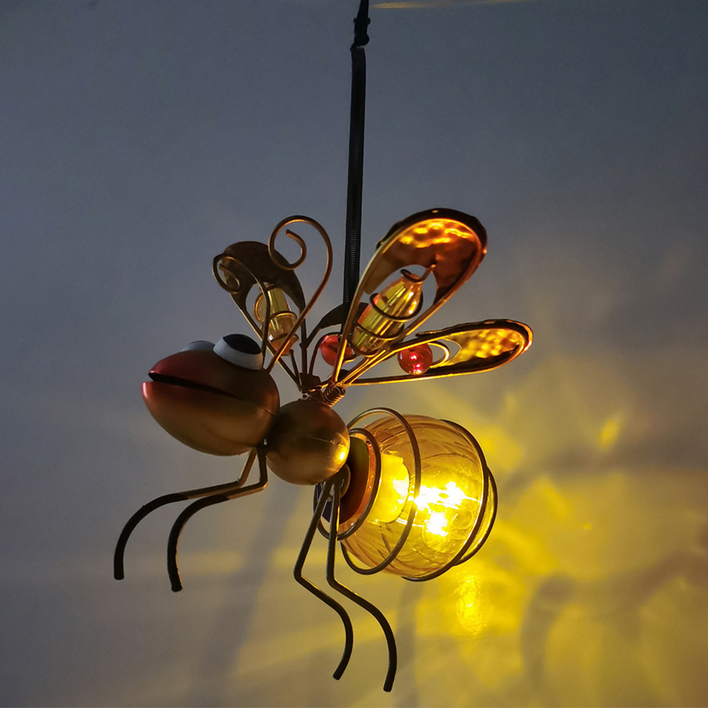 Solar Powered Hanging Bug Ligh - огляд і ціна Lighting Bug Decor
