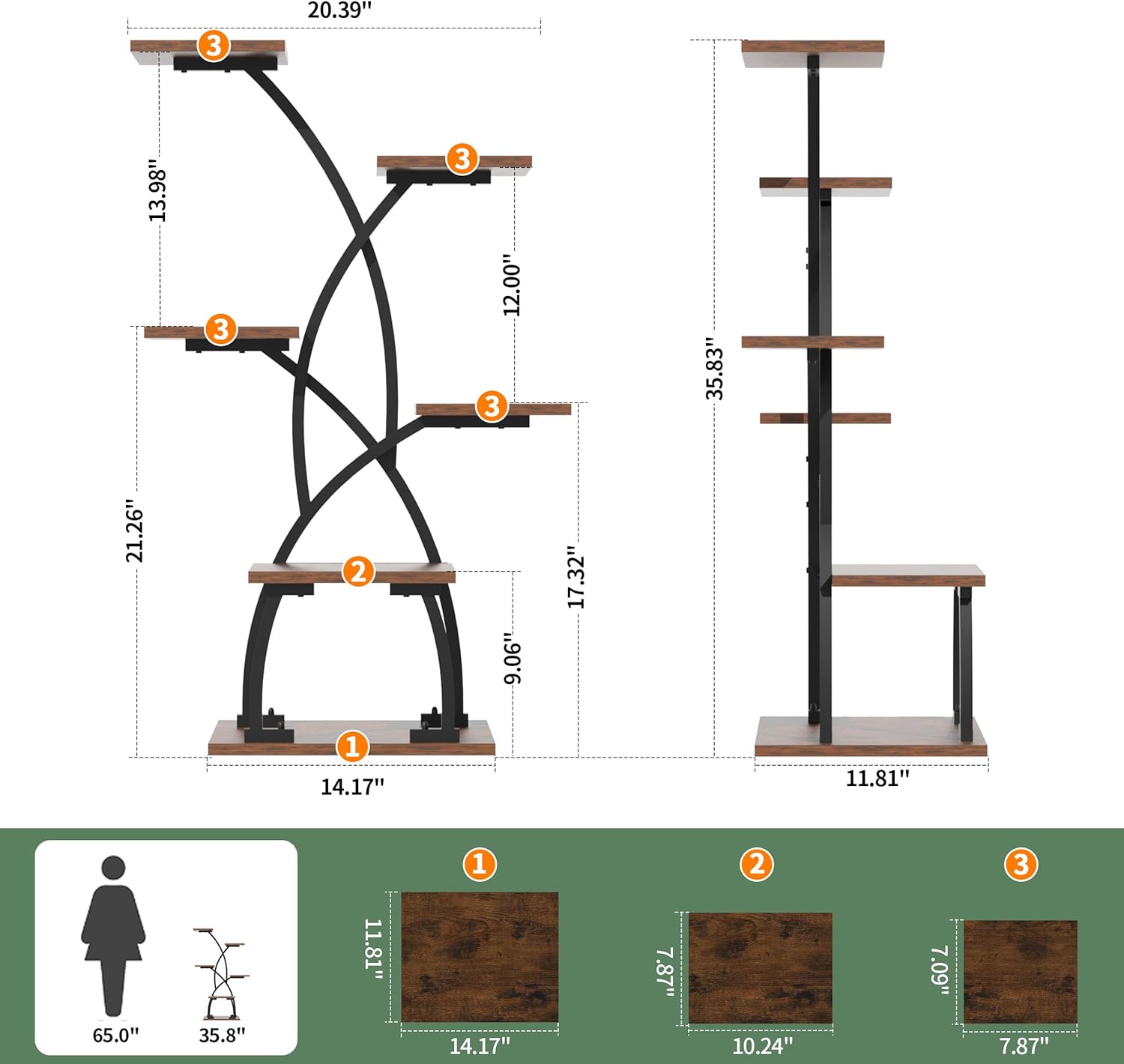 6-Tier Plant Stand with Grow L - огляд і ціна Lighting Home Decor Products