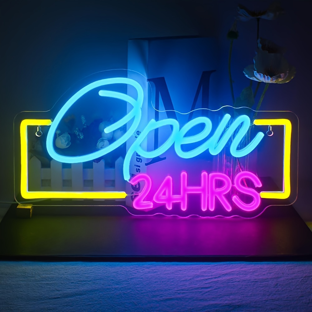 Open 24 Hours Led Neon Signs L - огляд і ціна Decor Lighting Opening Hours