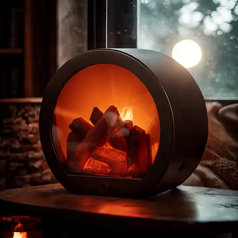 LED Fireplace Lamp Realistic F - огляд і ціна Lighting Decoration Ideas