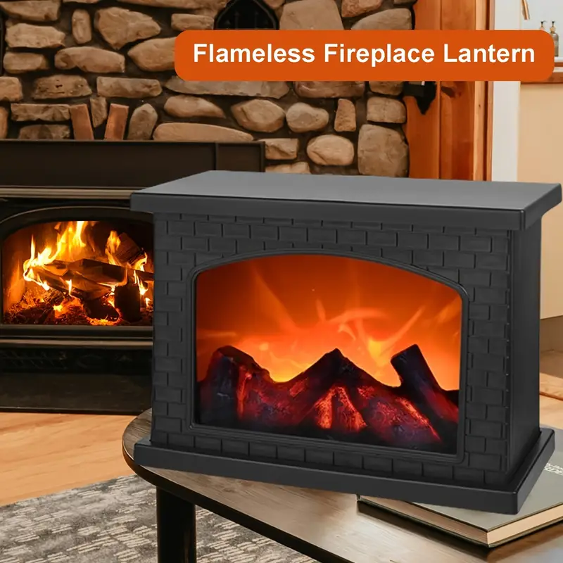 LED Fireplace Lamp Realistic F - огляд і ціна Lighting Decoration Ideas