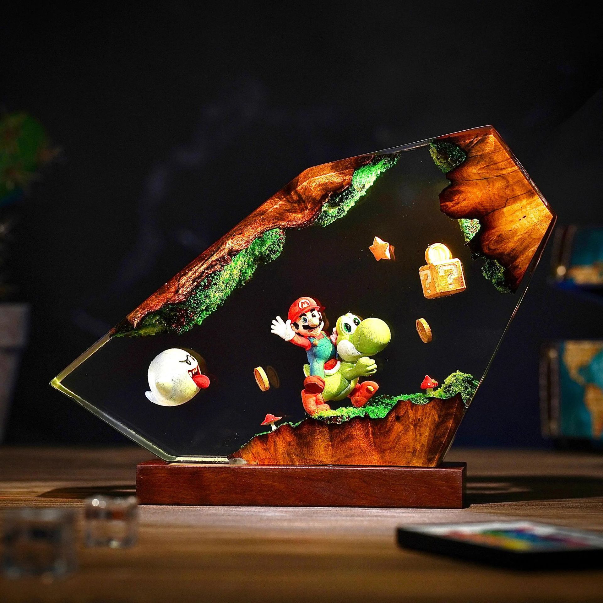Table Resin Lamp Cartoon Anime - огляд і ціна Decor Lighting Table Lamps