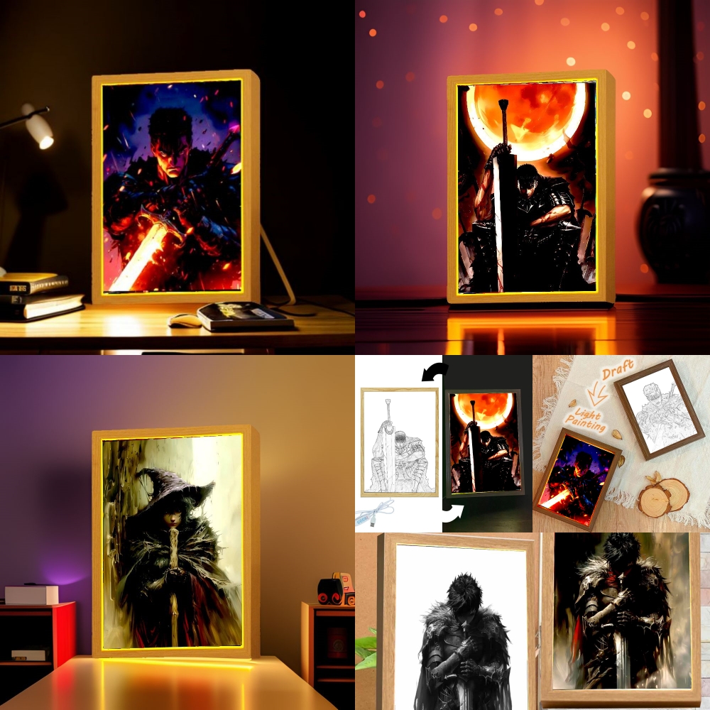 Anime Figure Light Painting Ph - огляд і ціна Lighting Room Decor Photo