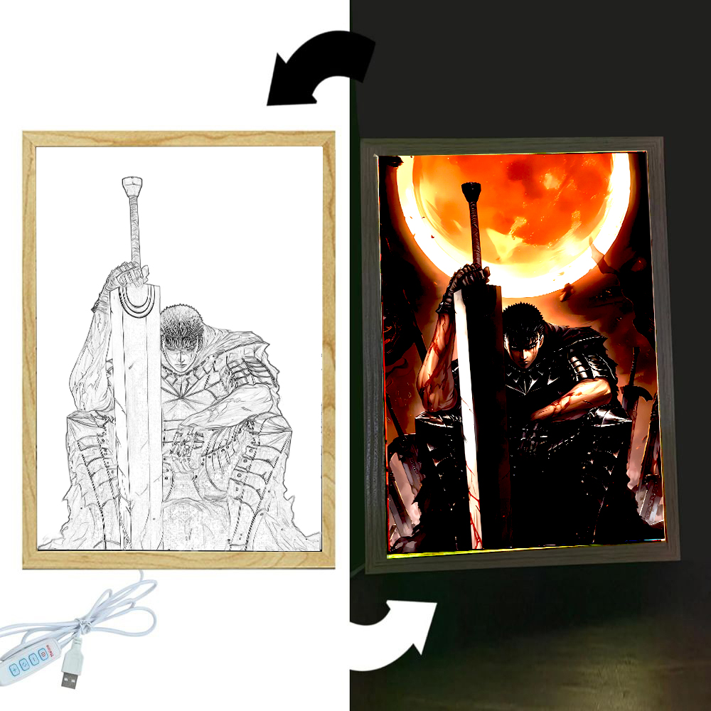 Anime Figure Light Painting Ph - огляд і ціна Lighting Room Decor Photo