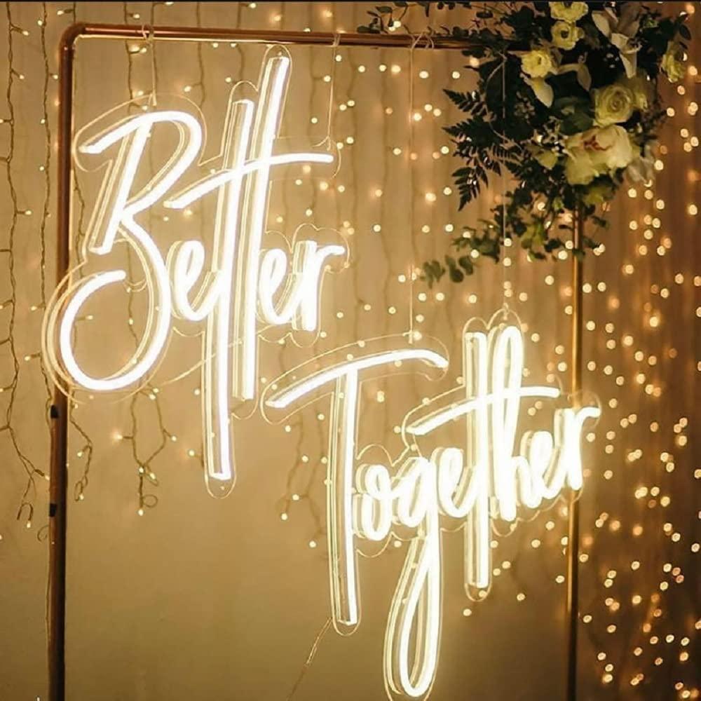Better Together Neon Sign USB  - огляд і ціна Lighting Decor Wedding